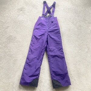 Columbia Ski Snowboard Bib Pants Purple small